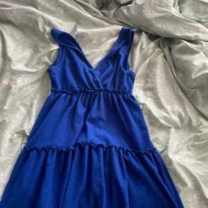 Blue dress